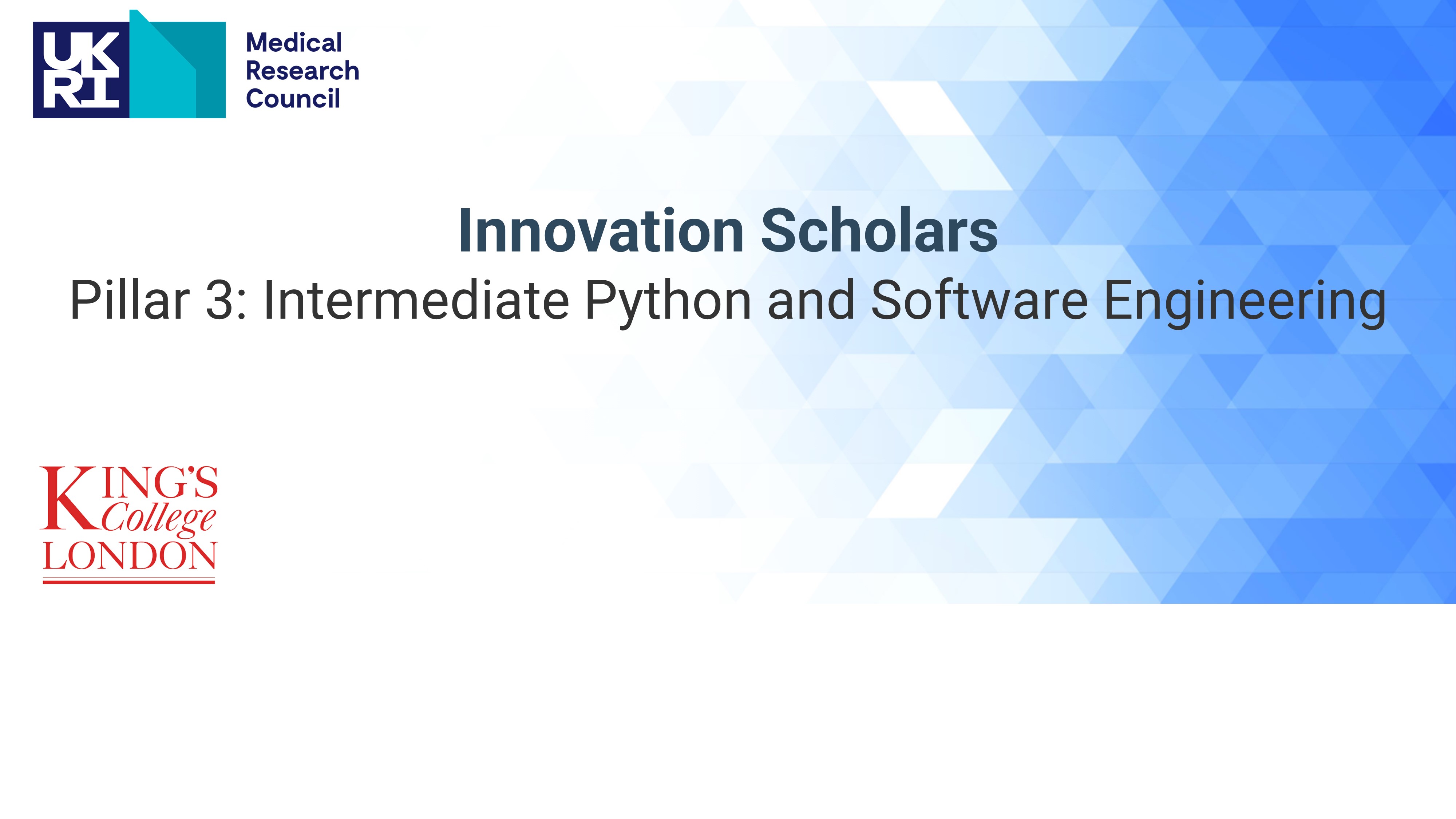 Intermediate Python and Software Engineering